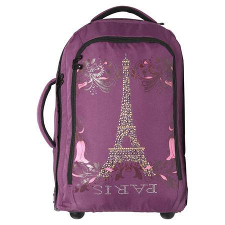 夢幻巴黎系列 牛津面料 女款登機箱包單拉桿旅行包 單拉桿包20寸 11200323