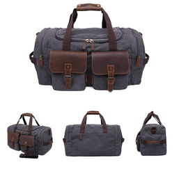 源點帆布旅行包復古男士手提包休閑耐磨單肩斜跨行李包廠家直銷