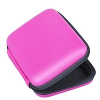 品怡 2.5寸移動硬盤包 移動電源包 數碼相機包 防震防水旅行包 粉色