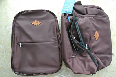 超薄機身,5cm時尚背包!--ZHIFU可拆卸旅行包